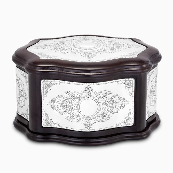 Boîte à étrog plaquée argent neuve